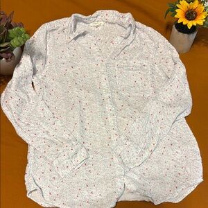 Women’s Heart Button-Up Shirt